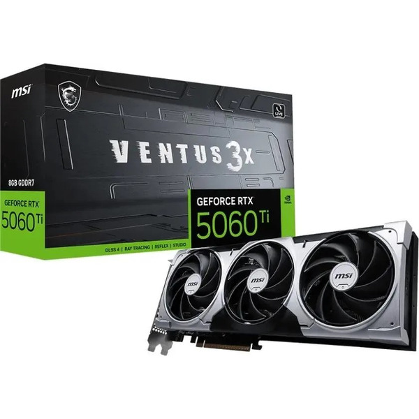 Видеокарта MSI GeForce RTX 5060 Ti 8G Ventus 3X OC