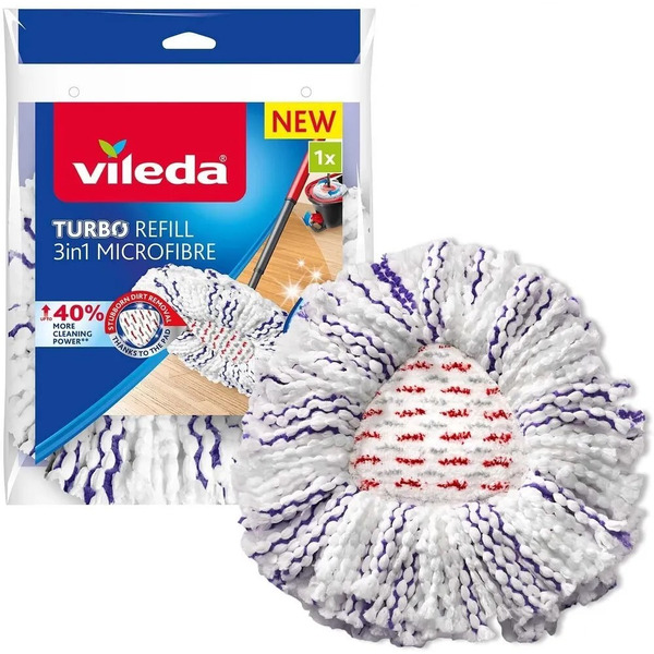 Насадка для швабры Vileda TURBO 3в1
