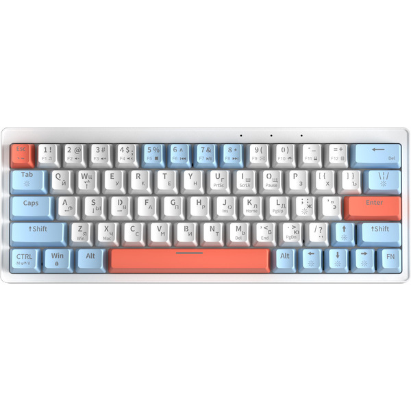Клавиатура Cyberlynx ZA63 Pro (White,blue,orange, TNT Yellow)
