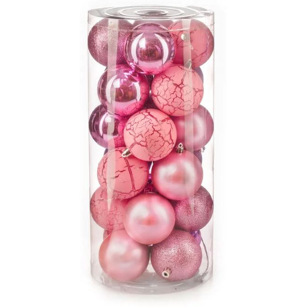 Набор новогодних шаров Ausini VT25-04021-7