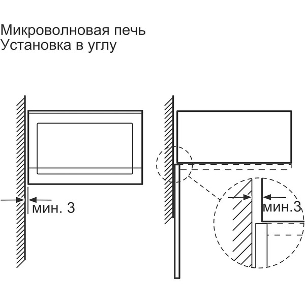 Встраиваемая микроволновая печь BOSCH BFL520MW0