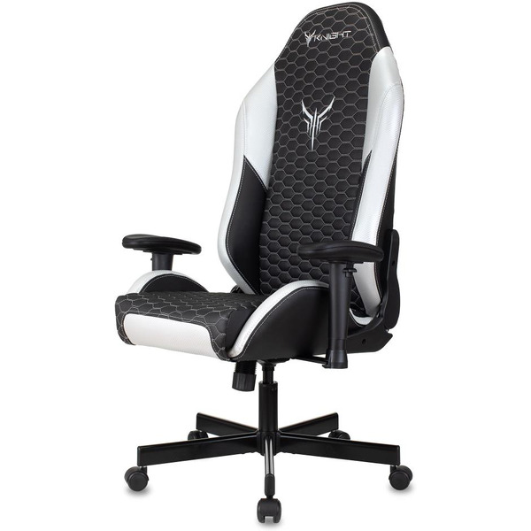 Кресло игровое Knight Neon (1717269) черный/серебряный