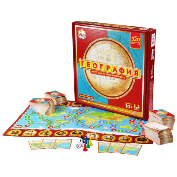 Настольная игра Десятое королевство Викторина География