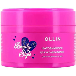 Воск для укладки волос OLLIN Professional матовый сильной фиксации, 50 г