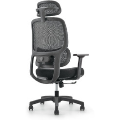 Кресло компьютерное SitZone U-073A (сетка/ткань, черный)