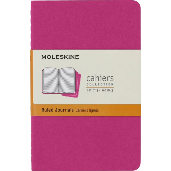Блокнот Moleskine CAHIER JOURNAL CH016D17 (3 шт, розовый неон)
