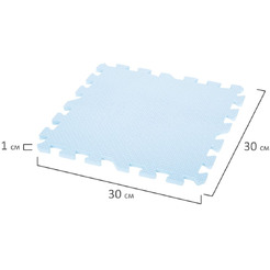 Коврик-пазл Юнландия 9 элементов 30х30см 664662