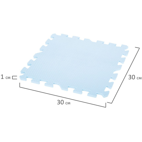 Коврик-пазл Юнландия 9 элементов 30х30см 664662