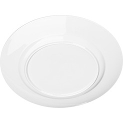 Тарелка столовая обеденная Sundays Home Relief керамика TRVK26014 (27см, белый)