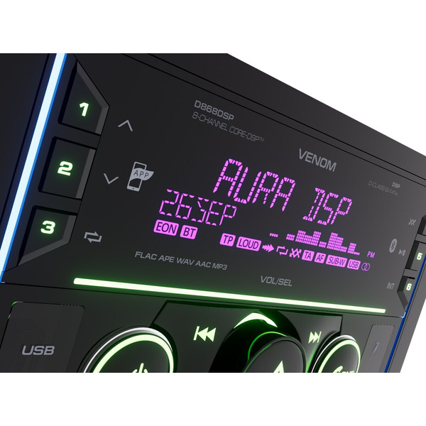 USB-магнитола Aura Venom-D868DSP