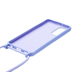 Бампер Bingo Lanyard для Samsung Galaxy A32 (фиолетовый)