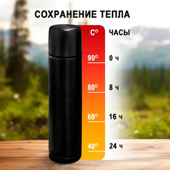 Термос Hott SL-100ZF-B (черный, 1л)
