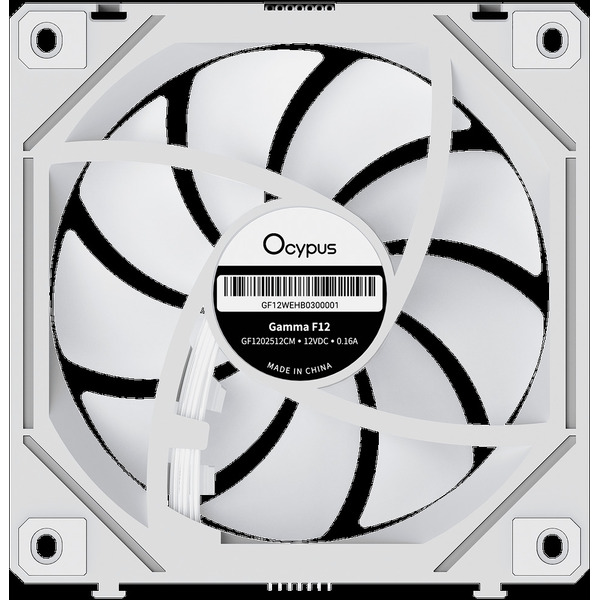 Комплект вентиляторов для корпуса Ocypus Gamma F12 Uni WH ARGB Reverse Blade 3IN1