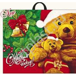 Медвежата Пакет с петлевой ручкой 60х50+6 (70)