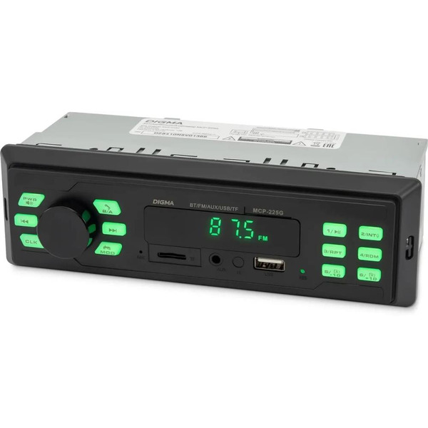 Автомагнитола Digma MCP-225G
