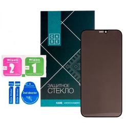 Защитное стекло CASE Full Glue Privacy для Apple iPhone 12 / 12 Pro (черный)
