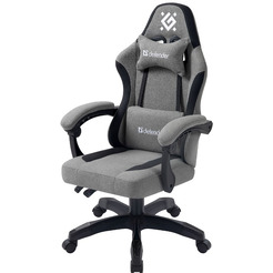 Игровое кресло Defender Lumen серый/черный (64027)