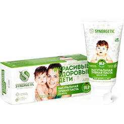 Зубная паста Synergetic Липа и ромашка от 0 до 3 лет, 50 г