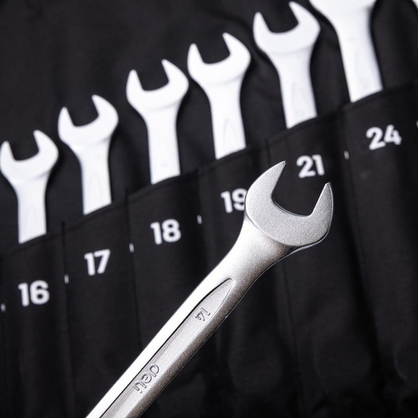 Набор ключей комбинированных Deli EDL130014B