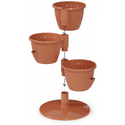 Горшок Альтернатива Каскад М8068 (терракотовый)