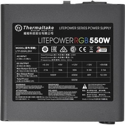 Блок питания для компьютера Thermaltake ATX 550W Litepower RGB 550 PS-LTP-0550NHSANE-1