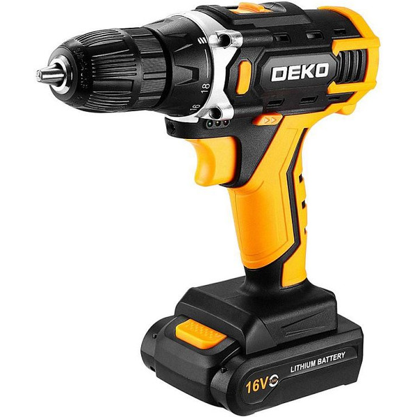 Дрель-шуруповерт Deko Sharker 16V 083-1108