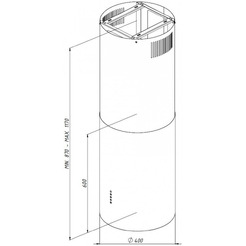 Кухонная вытяжка Akpo Balmera Isla 40 WK-10 (нержавеющая сталь)