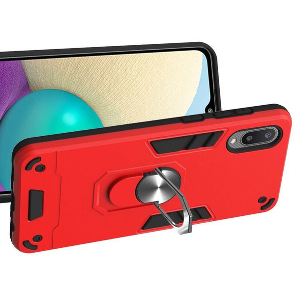 Бампер Bingo Warrior для Samsung Galaxy A02 (красный)