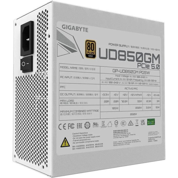 Блок питания Gigabyte GP-UD850GM WHITE