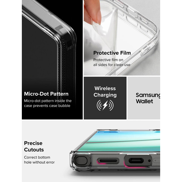 Чехол Ringke FUSION для Galaxy S25 Ultra MATTE CLEAR
