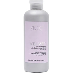 Шампунь для волос Kapous Professional Luxe Care Velvet с протеинами кашемира и маслом льна, 350 мл