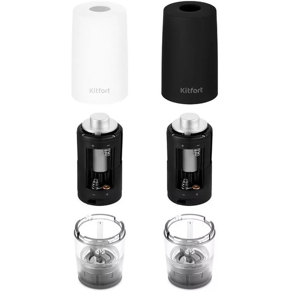 Набор автоматических мельниц для соли и перца Kitfort КТ-6005