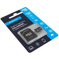 Карта памяти Maxvi microSDXC 128GB (MSD128GBC10V30)