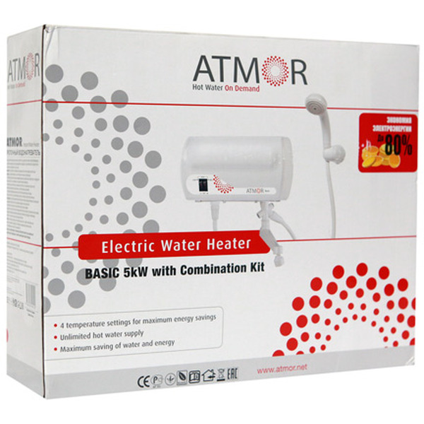 Водонагреватель ATMOR BASIC 5K универсальный
