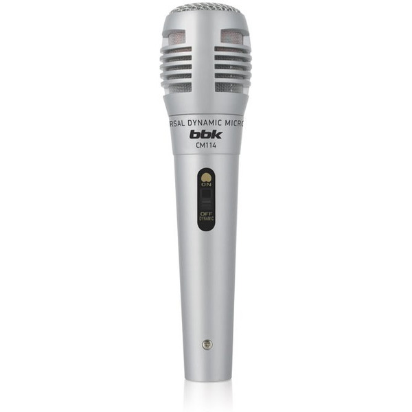 Микрофон BBK CM114 серебро