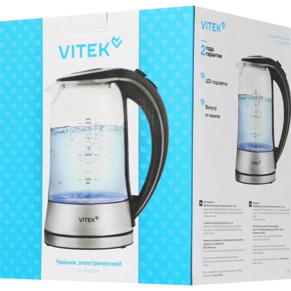 Электрический чайник Vitek VT-WK1009