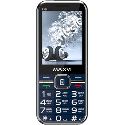 Мобильный телефон Maxvi P18i +ЗУ WC-114 (синий)