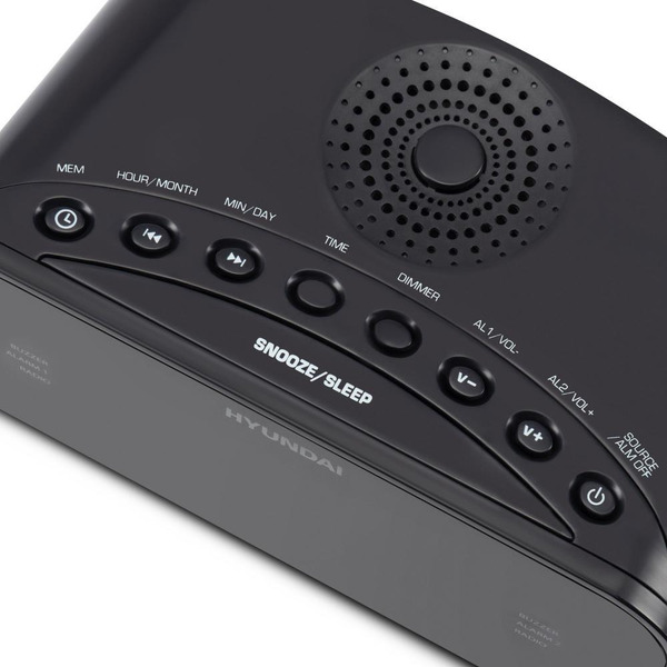 Настольные часы Hyundai H-RCL221 (зеленая подсветка)