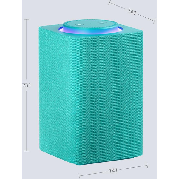 Умная колонка Яндекс Станция Макс с Алисой и Zigbee (YNDX-00053TRQ) бирюзовый