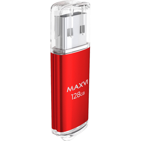 USB флеш-накопитель Maxvi MP 128GB 2.0 red