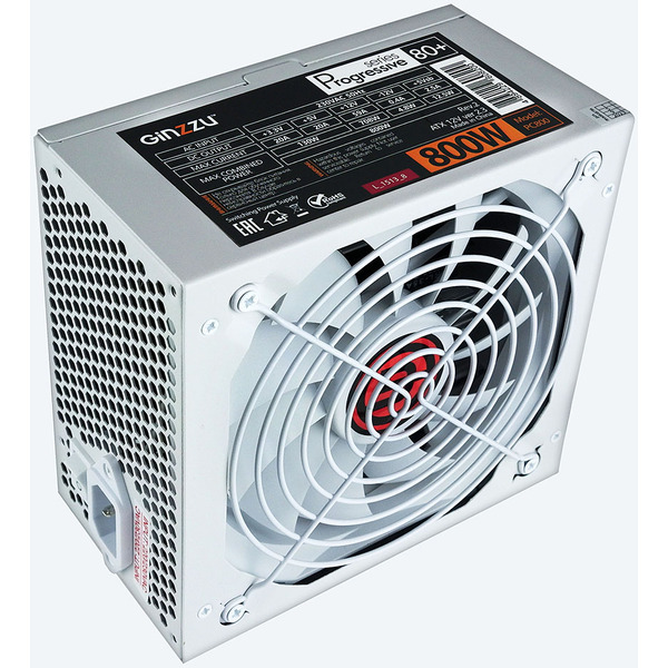 Блок питания Ginzzu PC800 (белый)