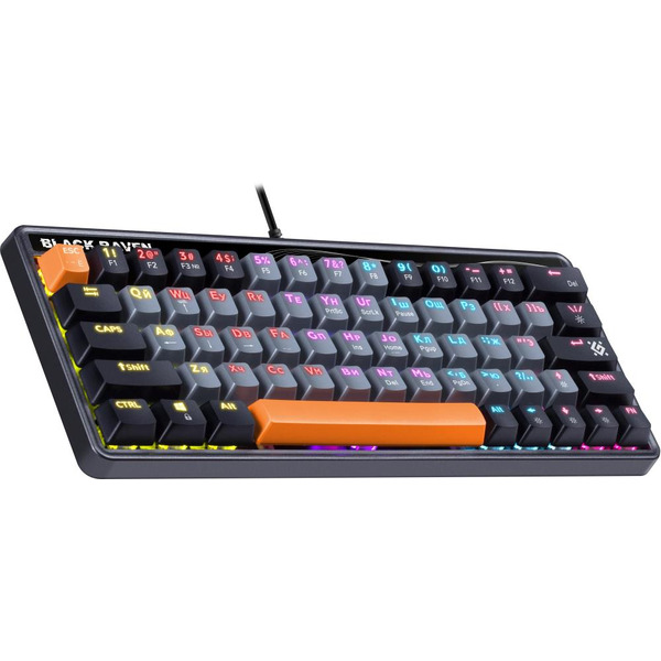 Клавиатура Defender Black Raven GK-417 (серый)