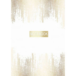 Записная книжка ЗОЛОТО НА БЕЛОМ 45757/А6+ 192стр. ФЕНИКС