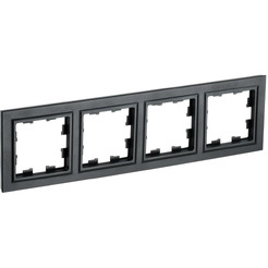 Рамка IEK Brite РУ-4-БрЧ