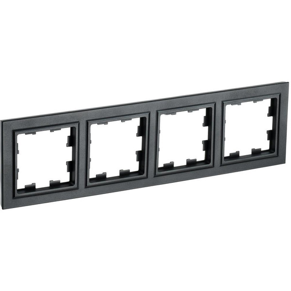 Рамка IEK Brite РУ-4-БрЧ