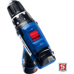 Дрель-шуруповерт Зубр Профессионал DL-121-22F (с 2-мя АКБ, LED фонарь, кейс)