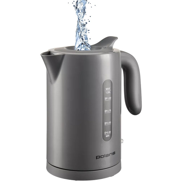 Электрочайник POLARIS PWK 1220C Water Way Pro серый