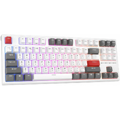 Клавиатура Royal Kludge RK-R87 White/Gray/Red (Red switch)