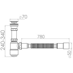 Сифон AV Engineering AVE129752