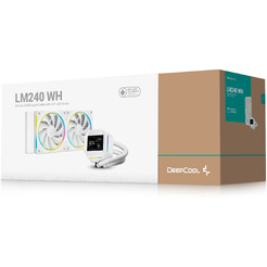 Система жидкостного охлаждения для процессора DeepCool LM240 WH R-LM240-WHDMMC-1